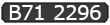 B71 2296, B712296