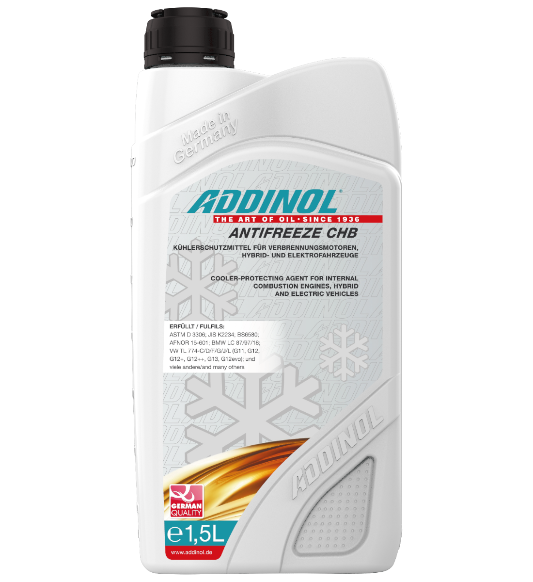 Addinol Antifreeze CHB Kühlerschutzmittel - PKW und NFZ