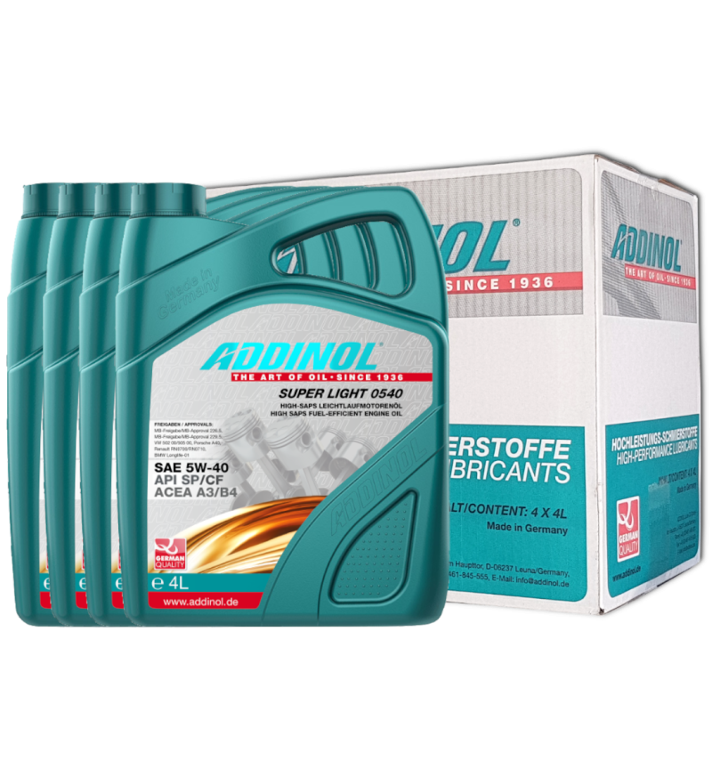 Motoröl Motor Öl ADDINOL 5W-40 Super Light 0540 6X1Liter Im MVH S, 60,99