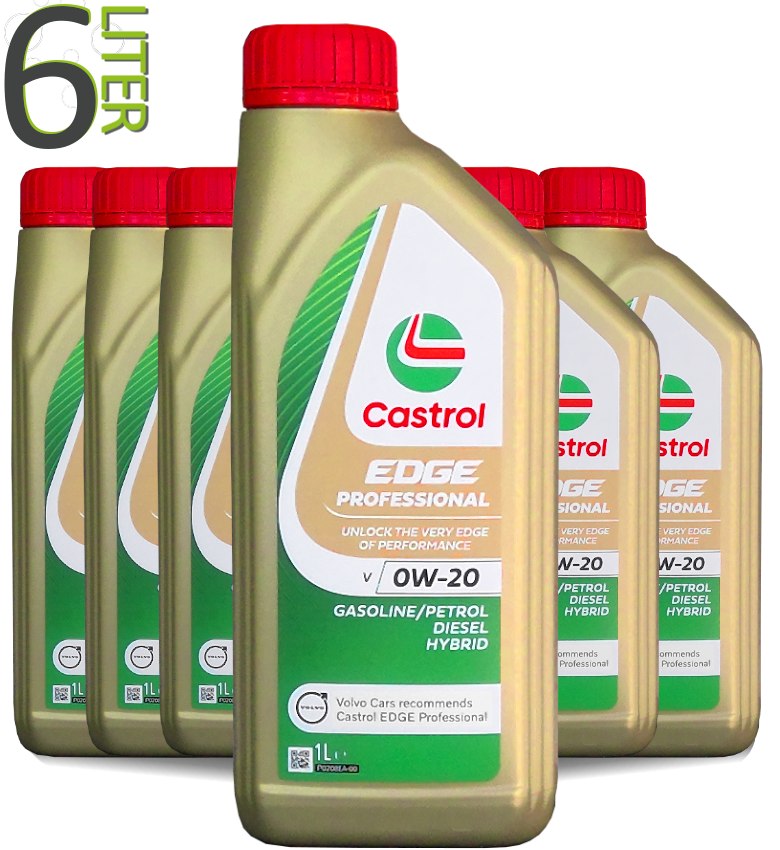 Castrol Motoröl 0w20 Edge Professional V / 6 x 1 Liter
