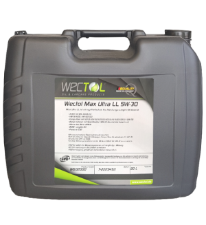 Wectol Motoröl 5W30 Max Ultra LL 5W-30 C3 / 20 Liter