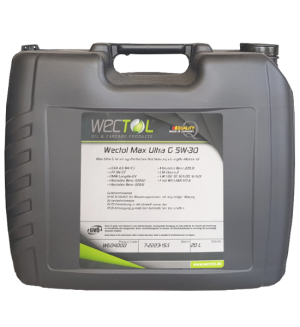 Wectol Motoröl 5W30 Max Ultra G 5W-30 / 20 Liter