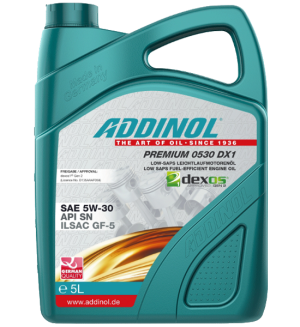 Addinol Premium 0530 DX1 5W30 Dexos 1 Gen 2 / 5 Liter