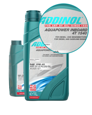 Addinol AquaPower Inboard 4T 1540 Boot Öl 15w40 SAE 15W-40