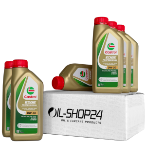 Castrol Motoröl 0w30 Edge Professional 0w-30 A5 / 6 x 1 Liter