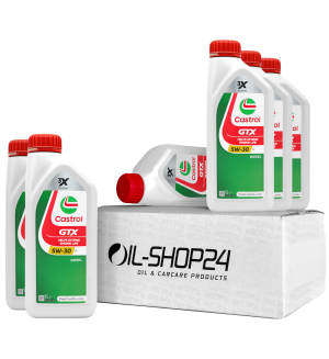 Castrol Motoröl 5w30 GTX C4 5w-30 / 6 x 1 Liter