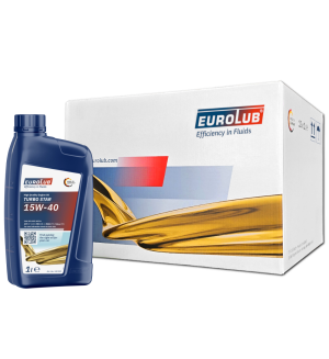 Eurolub Motoröl 15W40 Turbo Star 15W-40 / 12 x 1 Liter