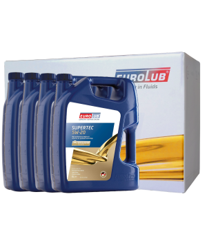 Eurolub Motoröl 5W20 SuperTec 5W-20 / 4 x 5 Liter