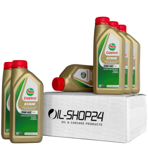Castrol Motoröl 0w40 Edge 0w-40 A3 B4 / 6 x 1 Liter