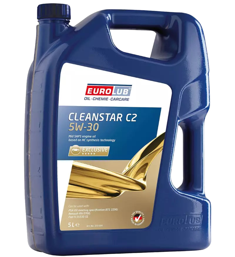 Eurolub Motoröl 5W30 Cleanstar C2 5W-30 / 5 Liter
