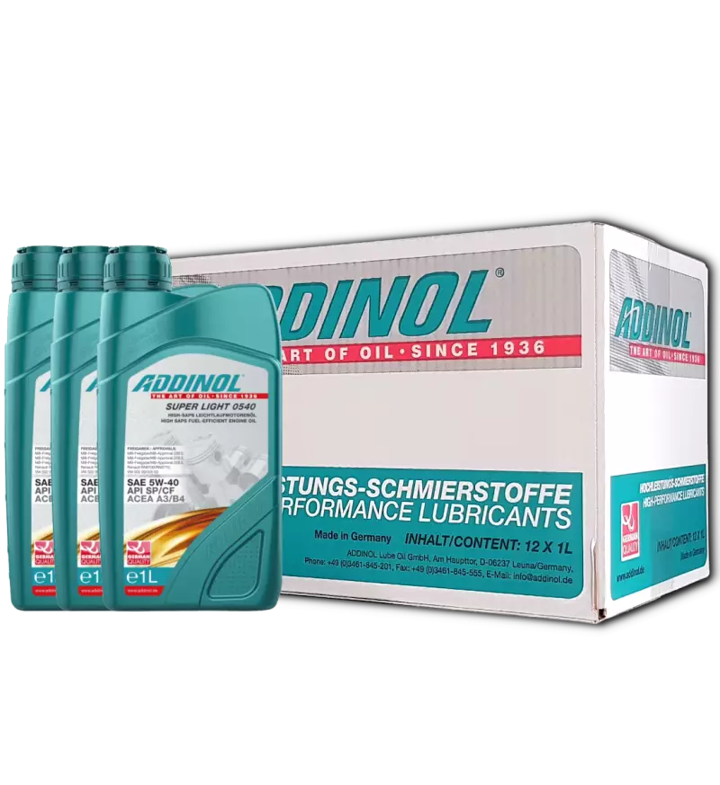 ADDINOL SUPER LIGHT 0540 5W-40 Motoröl 1 Liter – Produktbild-Vorschau 3