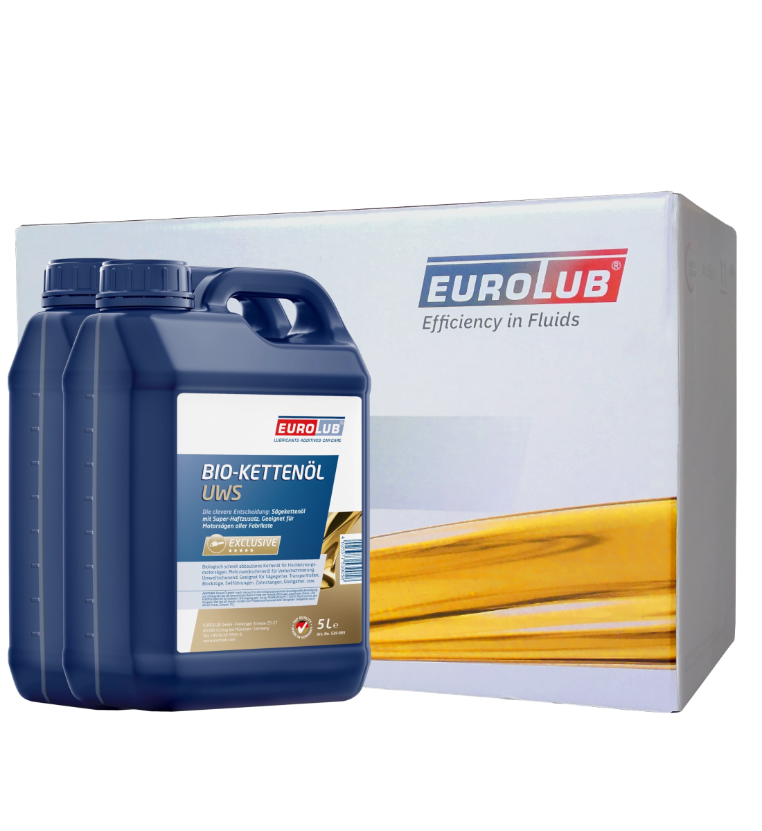 Eurolub Bio-Kettenöl UWS / 4 x 5 Liter