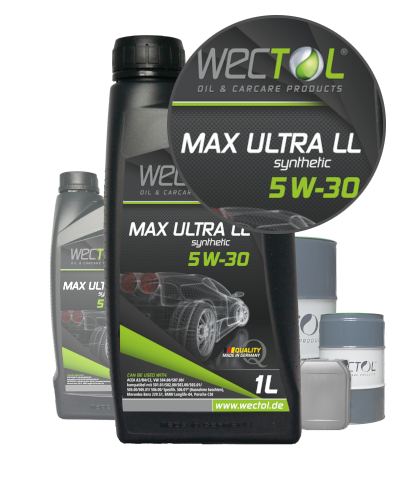 Wectol Motoröl 5W30 Max Ultra LL 5W-30 C3 / 20 Liter